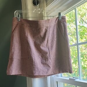 a new day Red Checkered A-Line Skirt